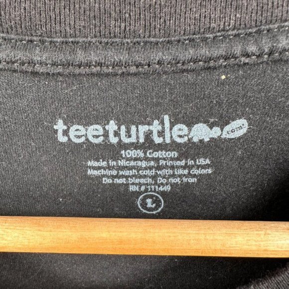 Pokemon Gengar Shirt Mens Large Black Center Print Graphic Crew Neck Tee Anime - Picture 3 of 8